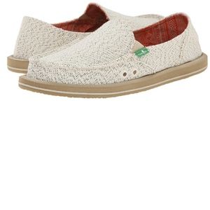 Sanuk Flat Slip On Shoes